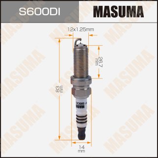 Свеча зажигания Masuma S600DI фото