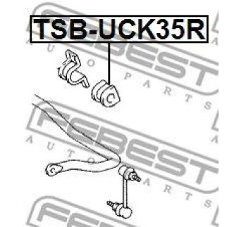 Втулка заднего стабилизатора d25 фото