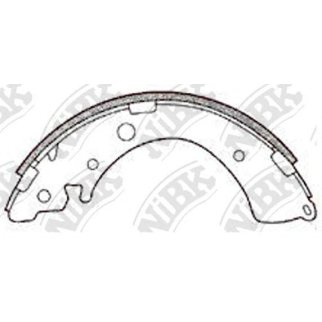 Колодки барабанные к-кт NiBK FN5520 фото