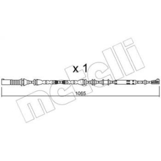 Датчик износа колодок METELLI _SU.276 фото