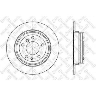 Диск тормозной Stellox 6020-1520-SX фото