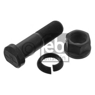 Шпилька колеса MERCEDES в сборе (M22x1.5x80.5,гайка,гровер) FEBI фото
