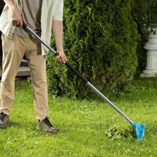 Грабли пластиковые, 400мм, 12 плоских зубьев, усиленные, LUXE Palisad фото 6