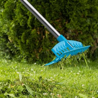 Грабли пластиковые, 400мм, 12 плоских зубьев, усиленные, LUXE Palisad фото 8