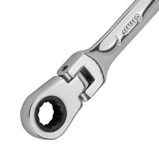 Ключ комбинированный 8мм трещоточный шарнирный MATRIX фото 4