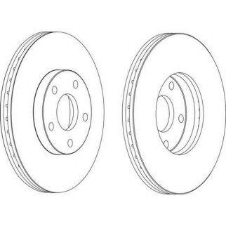 Диск торм. FORD TRANSIT CONNECT 1.8L 2002=> фото