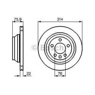 Диск тормозной BOSCH 0 986 479 094 фото
