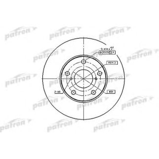 Диск тормозной PATRON PBD4161 фото