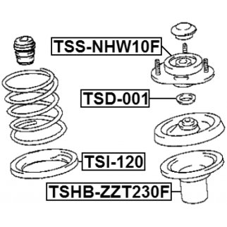 TSS-NHW10F_опора амортизатора переднего! Toyota Prius Saloon NHW11 1.5 00-04 фото 2