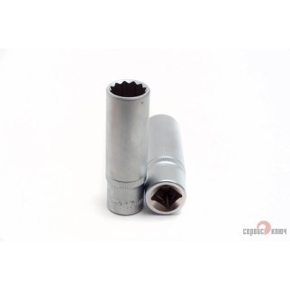 Головка торцевая 17 1/2&quot; 12гр глубокая СЕРВИС КЛЮЧ фото