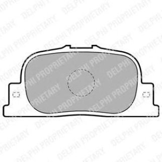 Колодки тормозные к-кт DELPHI LP1740 фото