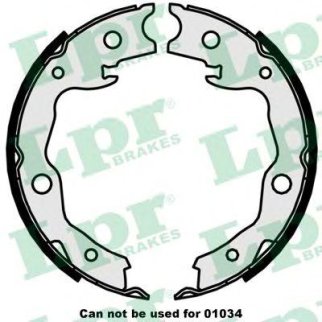 Колодки ручного тормоза к-кт Lpr 09870 фото