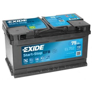 Аккумуляторная батарея EXIDE EL752 фото