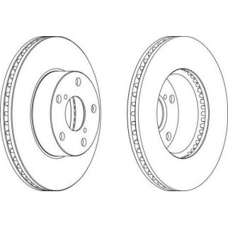 Диск торм. TOYOTA RAV 4 1.8-2.0L 00 => фото