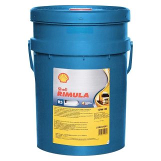 Масло моторное SHELL Rimula R5 E 10W-40 полусинтетическое 20 л 550027381 фото