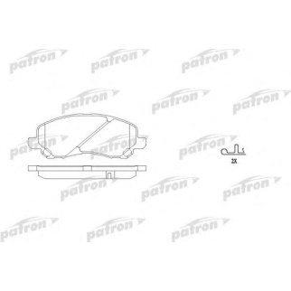 Колодки тормозные дисковые передн DODGE CALIBER 06-, JEEP COMPASS 06-, MITSUBISHI GALANT VI 96-04 фото
