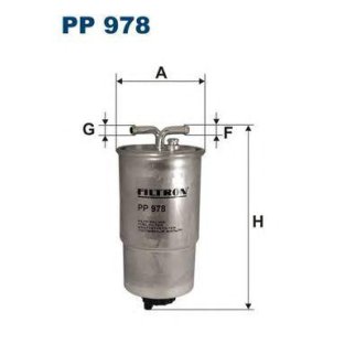 Фильтр топливный FILTRON PP 978 фото