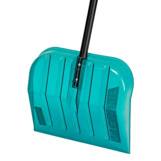 Лопата снеговая поликарбонат 400х400х1380мм СВЕРХПРОЧНАЯ , алюм. черенок, luxe PALISAD фото 5