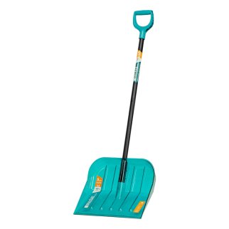 Лопата снеговая поликарбонат 400х400х1380мм СВЕРХПРОЧНАЯ , алюм. черенок, luxe PALISAD фото