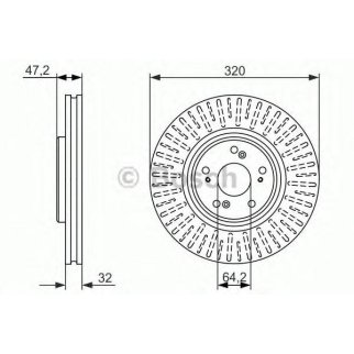 Диск тормозной BOSCH 0 986 479 741 фото