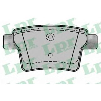 Колодки тормозные задние к-кт Lpr 05P1326 фото