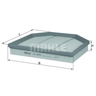 Фильтр воздушный BMW: 5 F10 M5 10- фото 2