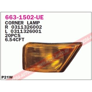 Фонарь указателя поворота лев (жёлтый) IVECO: DAILY 00-05 фото