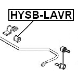 Втулка заднего стабилизатора FEBEST HYSB-LAVR фото 2