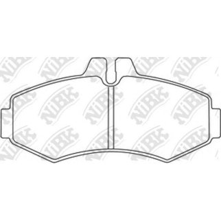 Колодки тормозные передние к-кт NiBK PN0132 фото