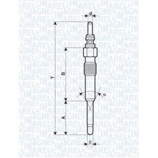 Свеча накаливания MAGNETI MARELLI _062900085304 фото