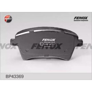 Колодки тормозные передние к-кт Fenox BP43369 фото