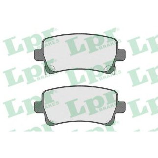 Колодки тормозные задние к-кт Lpr 05P1584 фото