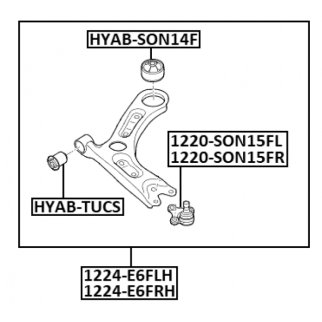 РЫЧАГ ПЕРЕДНИЙ НИЖНИЙ ЛЕВЫЙ фото 2