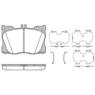 Колодки MERCEDES E (W213)(X253) (15-) передние к-кт REMSA фото