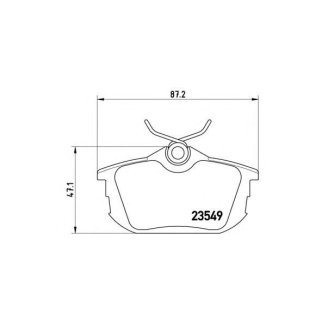 Колодки торм.зад. фото