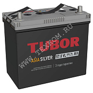 Аккумуляторная батарея TUBOR ASIA SILVER 6СТ 57 прям. 236х128х221 450A B24R