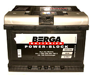 Аккумуляторная батарея BERGA 6СТ60 обр.низ.Power Block PB-N2 242х175х175 (ETN-560 409 054)